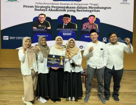 Perpustakaan UIN Sunan Kalijaga Raih Juara III Academic Library Innovation Award (ALIA)  DIY 2025